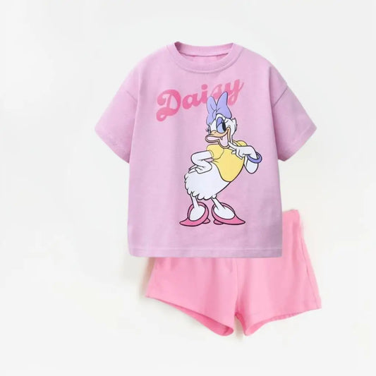Daisy Duck Pure Cotton T-Shirt and Shorts Set