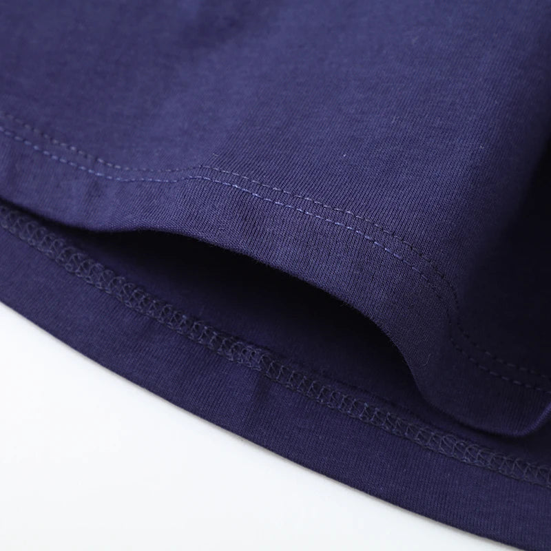 Navy Blue Unicorn 100% Cotton Summer Dress