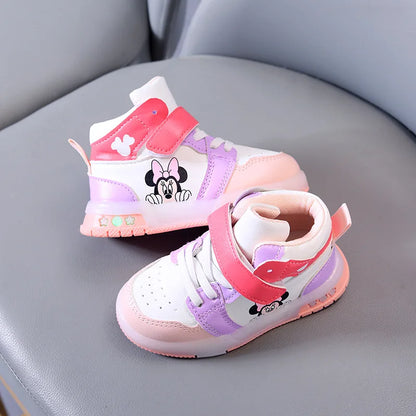 Disney Mickey and Minnie Mouse Kids' Sneakers with LED