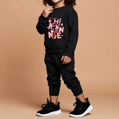 Mickey & Minnie Mouse Sweatshirt & Sweatpant Set