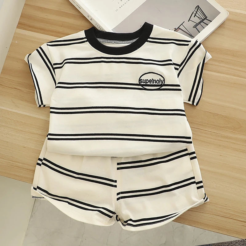 Boys T-shirt & Shorts Summer Cotton Sets