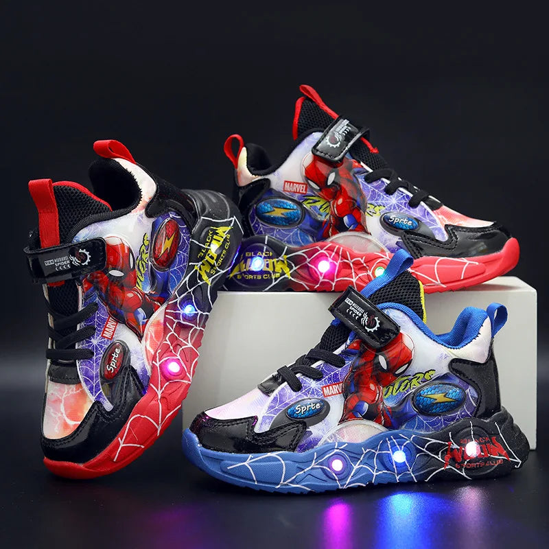 Fun LED Spider-Man Sneakers