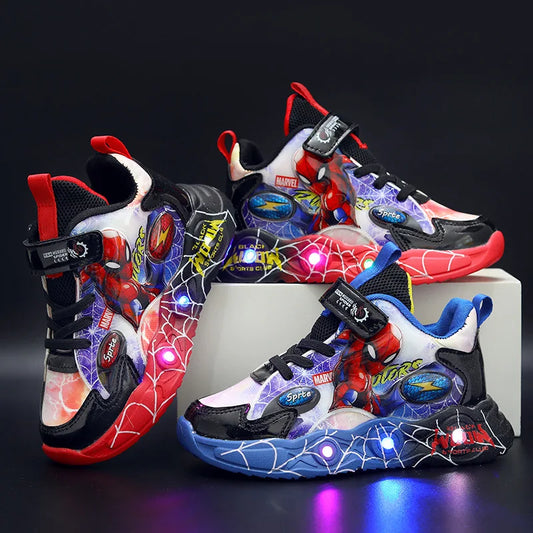Fun LED Spider-Man Sneakers