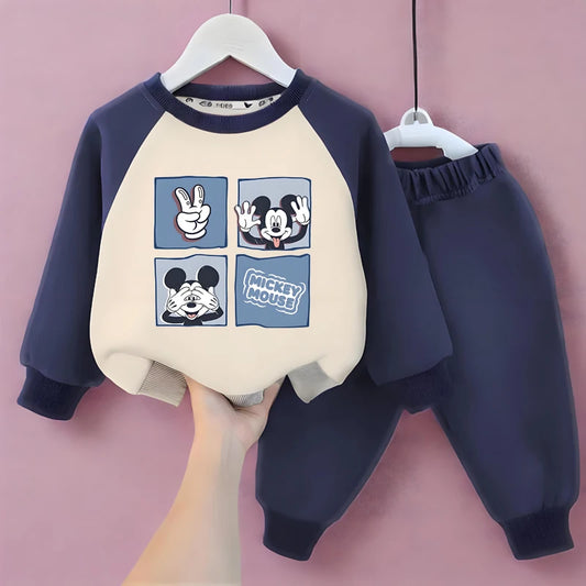 Sweatshirt & Pants Set - 100% Cotton