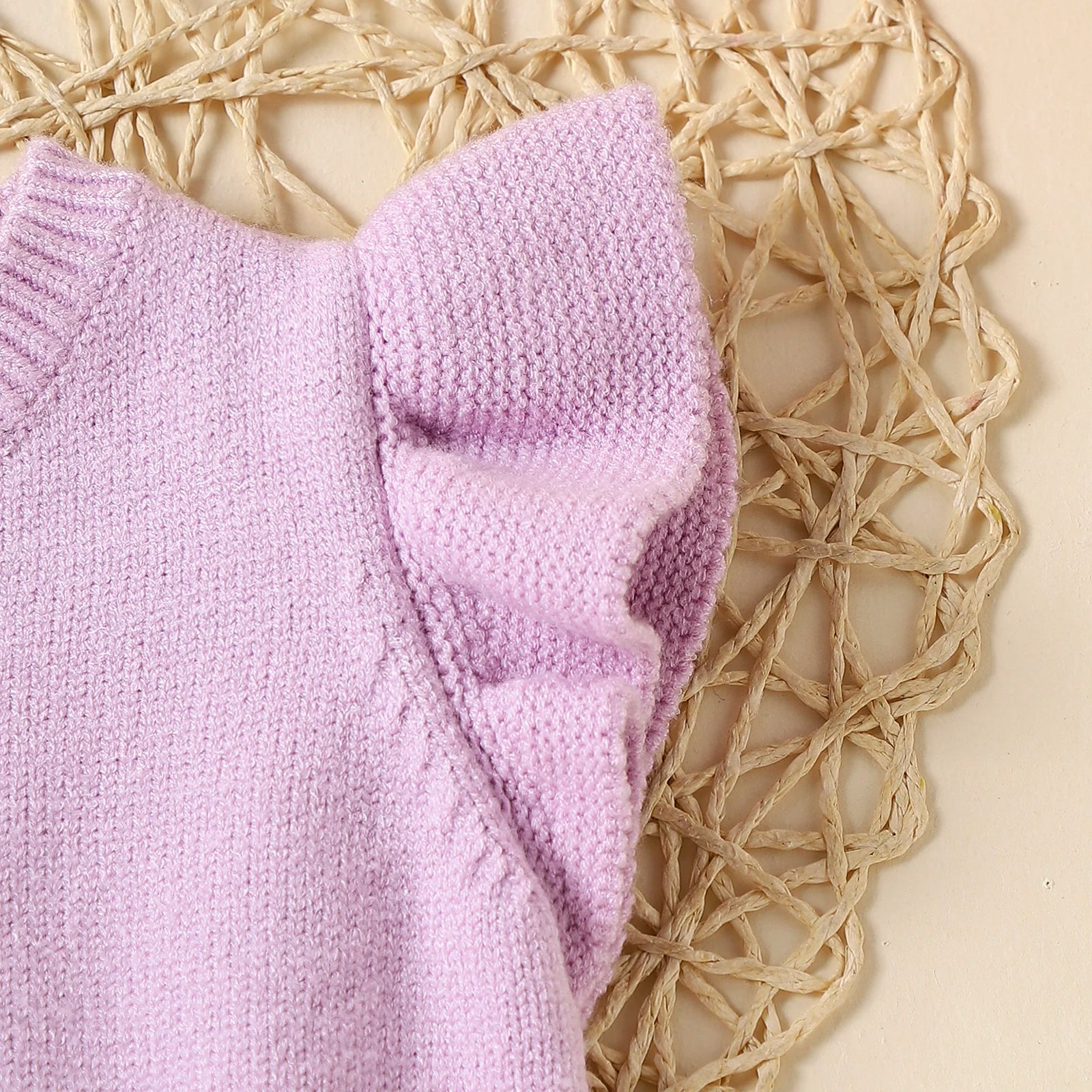 Bodysuit with Ruffle Sleeves