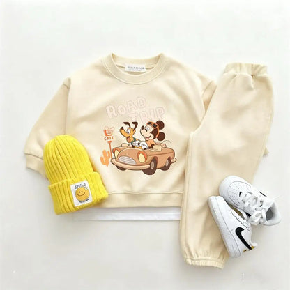 Sweatshirt & Pants Set - 100% Cotton