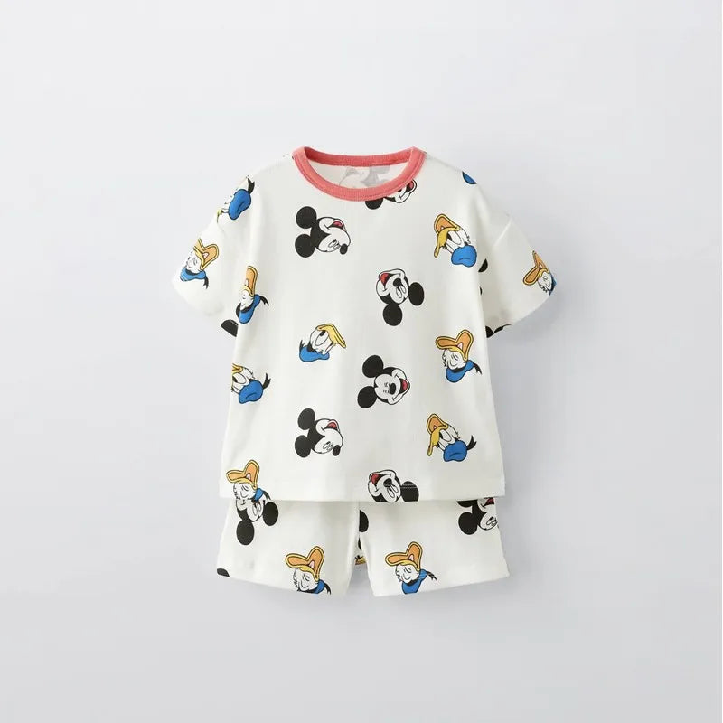 Mickey Mouse and Donald Duck Cotton Set
