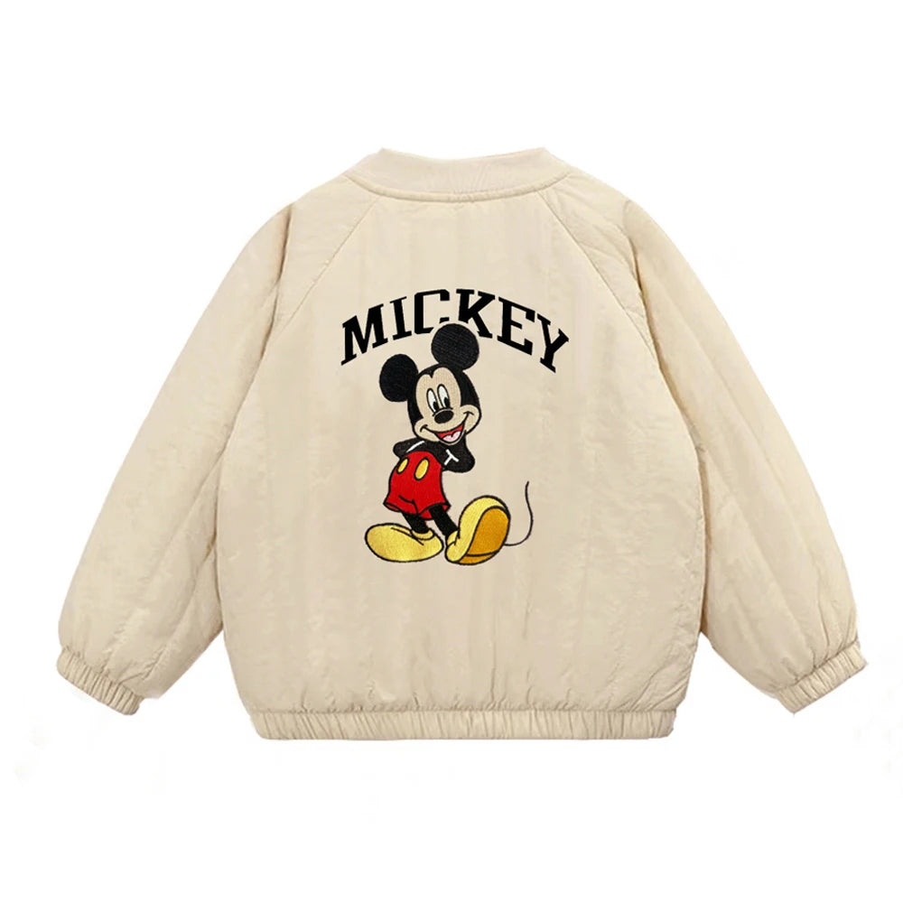 Warm Jacket From 100% Cotton With Soft Jersey Fabric