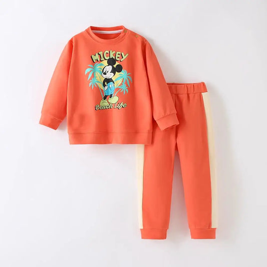 Baby Beach Mickey Sweatshirt and Trousers