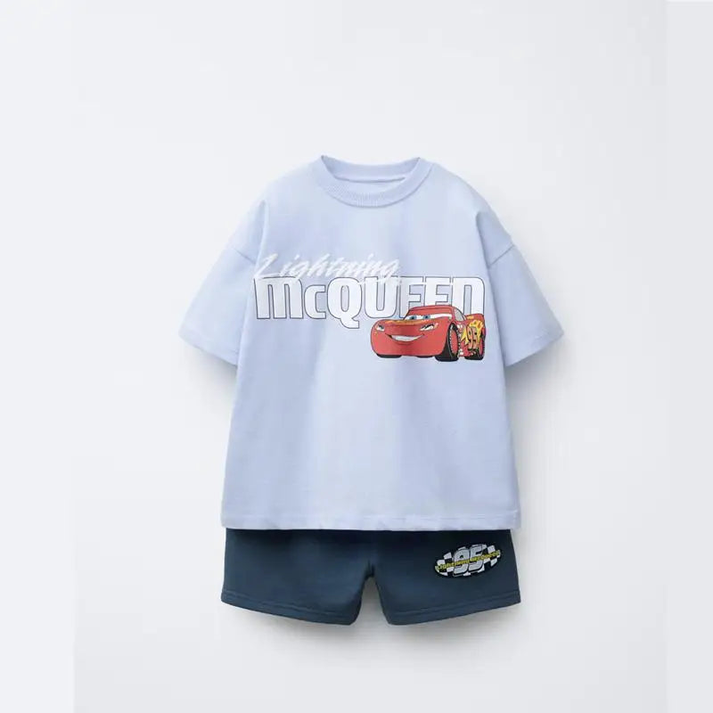 McQueen Pure Cotton T-Shirt and Shorts Set
