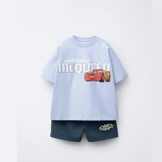 McQueen Pure Cotton T-Shirt and Shorts Set