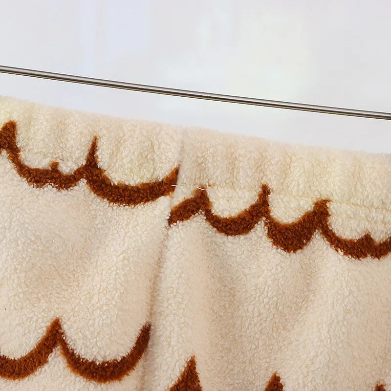 Pajama Suit with Thickened Coral Velvet Set