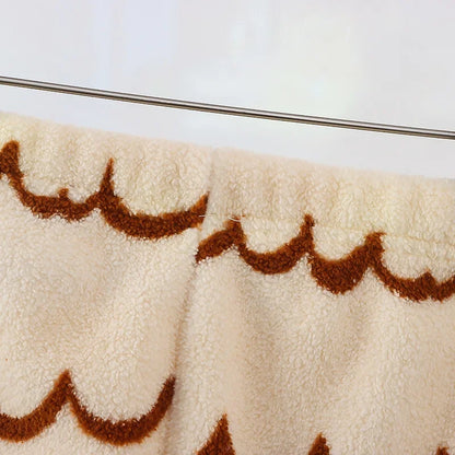 Pajama Suit with Thickened Coral Velvet Set