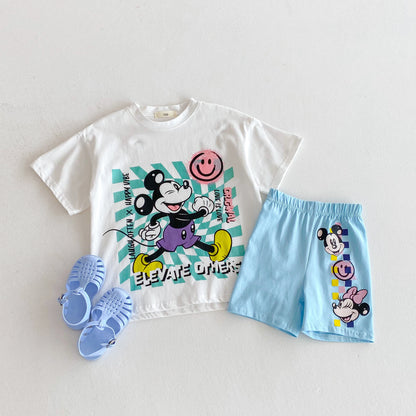 Disney 100% Cotton T-Shirt and Shorts Set