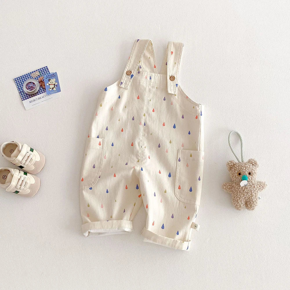 Spring Kids Fashion Overalls - Polka Dot & Striped Jumpsuits!