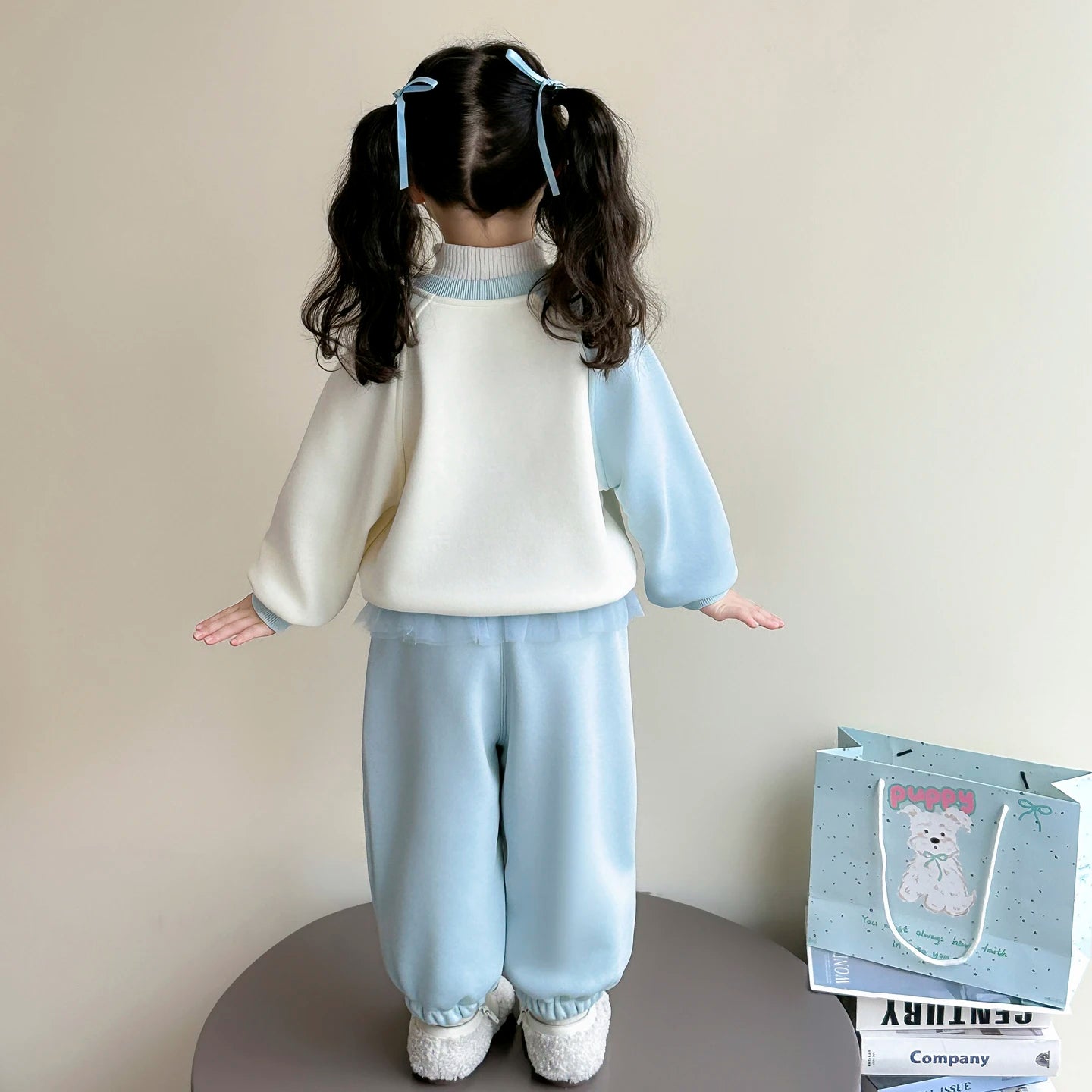 Elsa Princess Fleece Sweatshirt & Pants Set