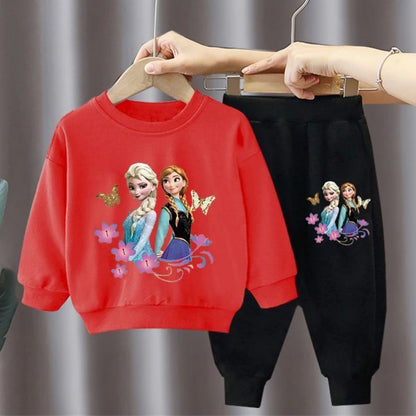 Frozen Elsa Pullover Hoodie & Matching Pants Set