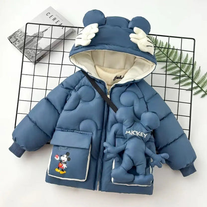 Mickey Mouse Hooded Down Jacket