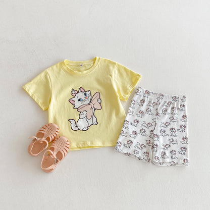 Disney 100% Cotton T-Shirt and Shorts Set