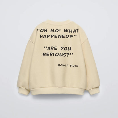 Disney Cotton Sweatshirt Hoodie