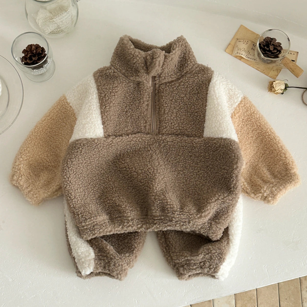Warm, Plush Top & Comfortable Pants Set