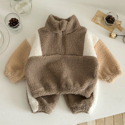Warm, Plush Top & Comfortable Pants Set