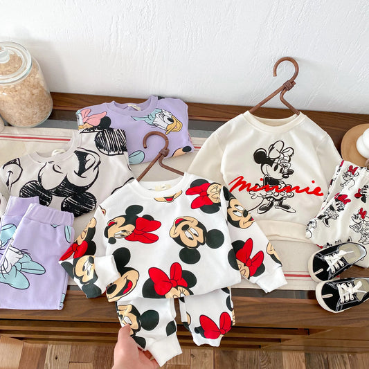 Disney Sweatshirt & Pants Set - 100% Cotton
