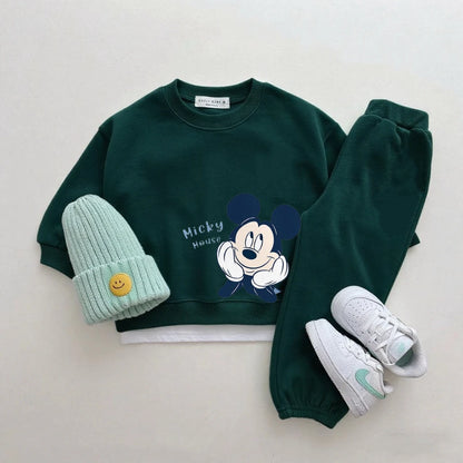 Disney Sweatshirt & Pants Set - 100% Cotton