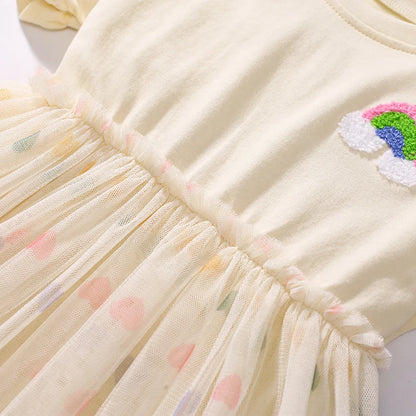 Rainbow 100% Cotton Summer Dress