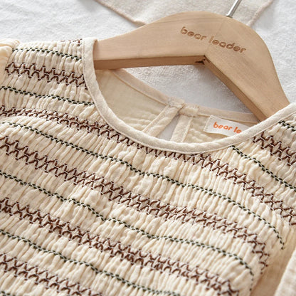 Striped Top And Pants Set Two-Piece Outfit