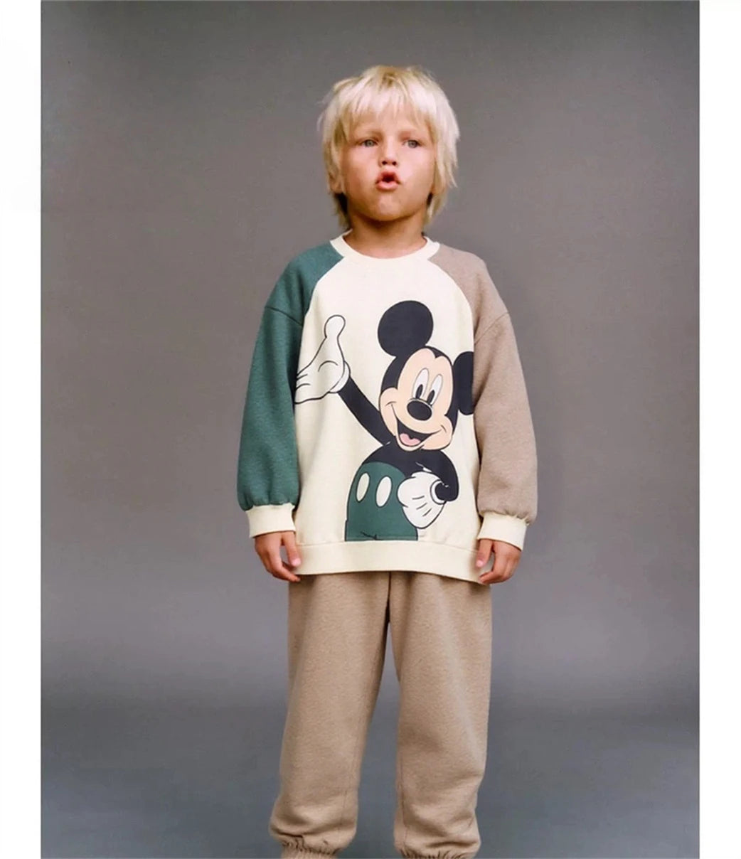 Disney Sweatshirt & Pants Set - 100% Cotton