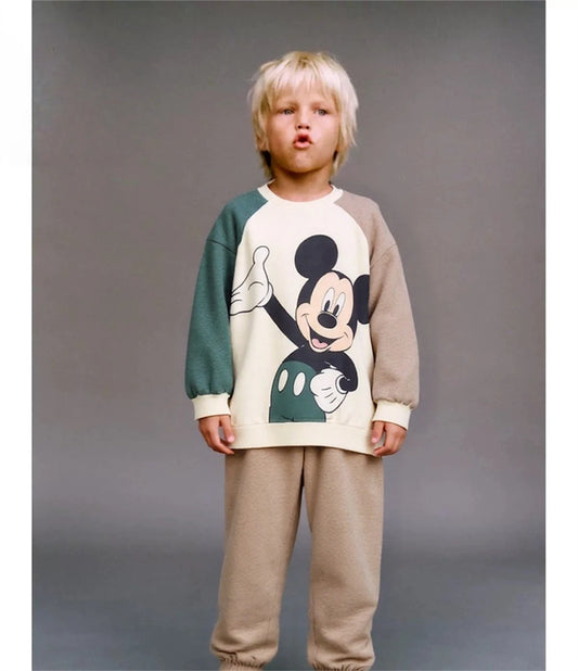 Disney Sweatshirt & Pants Set - 100% Cotton