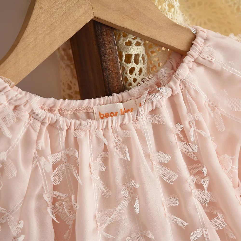 Pink Lace Princess Dress