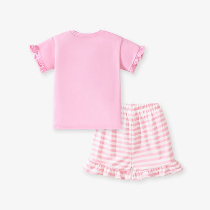 Rabbit 100% Cotton T-Shirt & Shorts Set