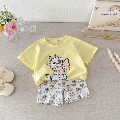 Disney 100% Cotton T-Shirt and Shorts Set