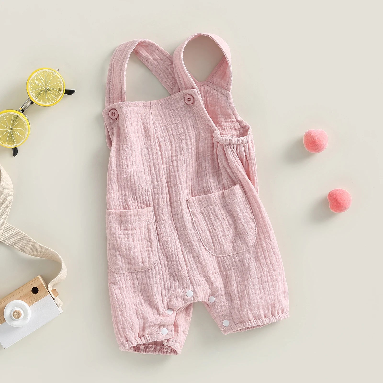 100% Cotton Overall with Straps & Pockets