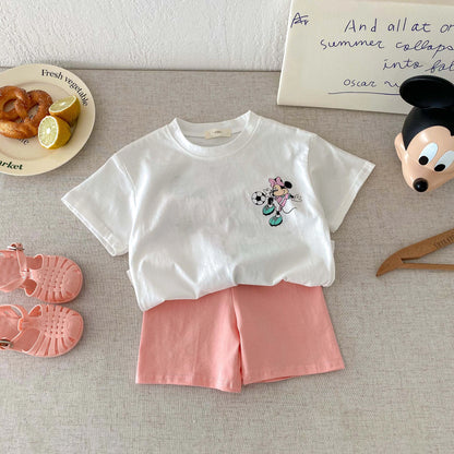 Disney 100% Cotton T-Shirt and Shorts Set