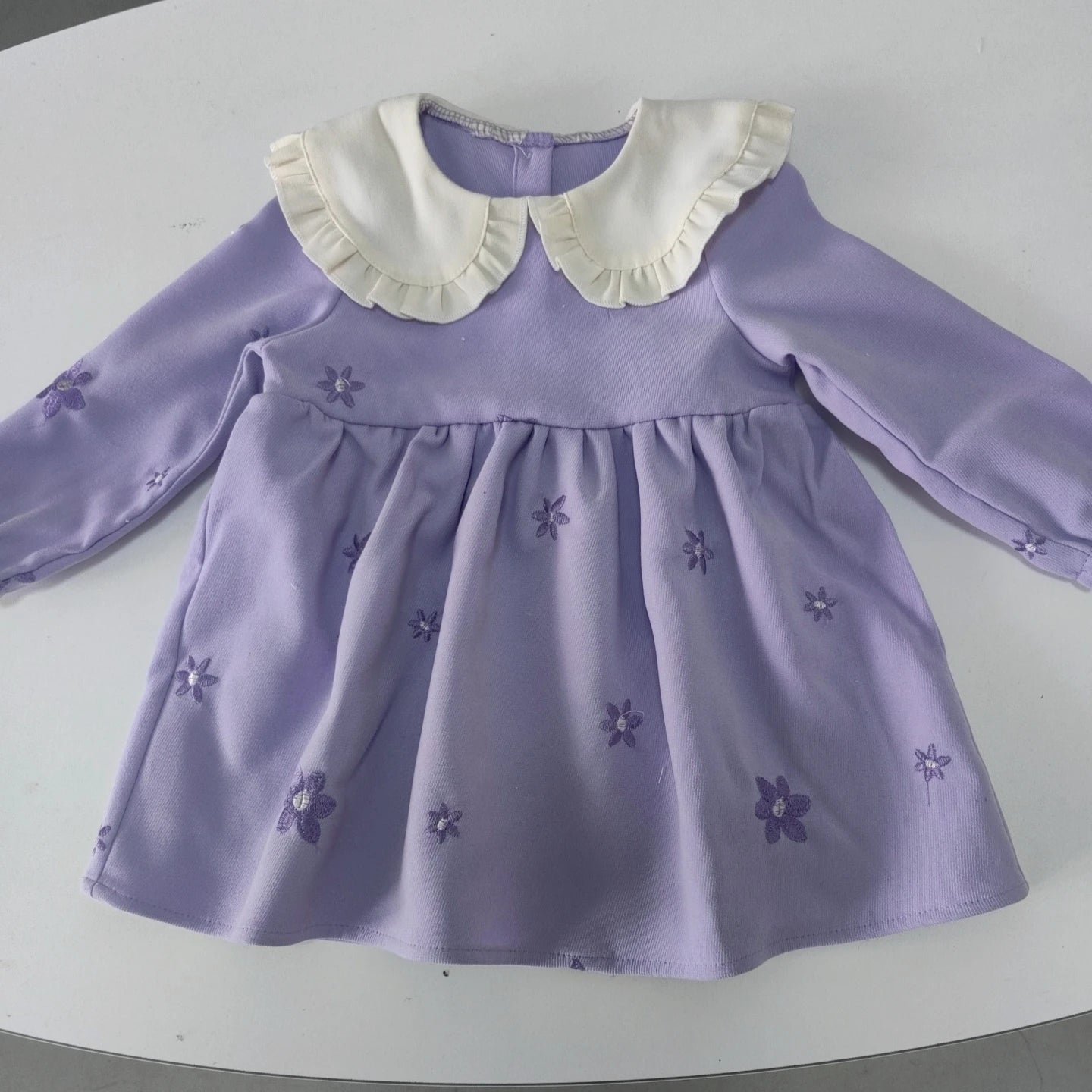 Doll Collar Floral Sweet and Cute Dress