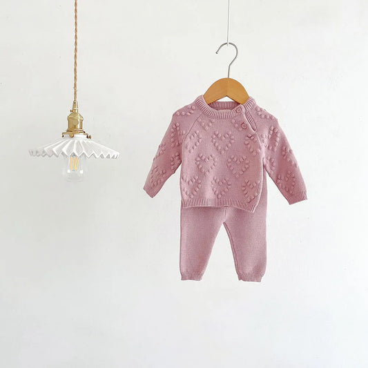 Soft Knit Cotton Sweater & Matching Pants