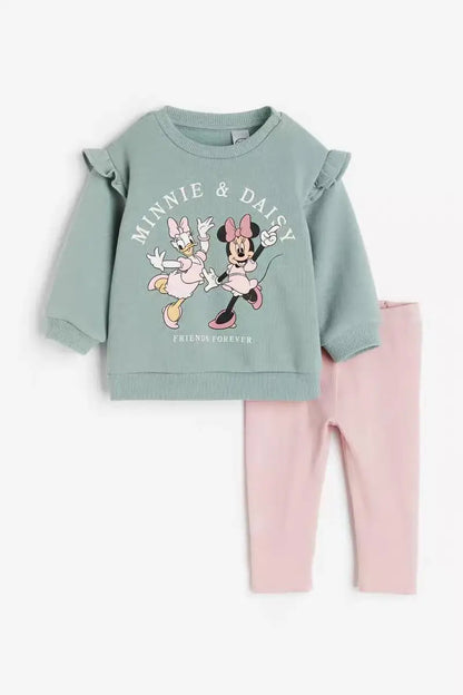 Sweatshirt & Pants Set - 100% Cotton