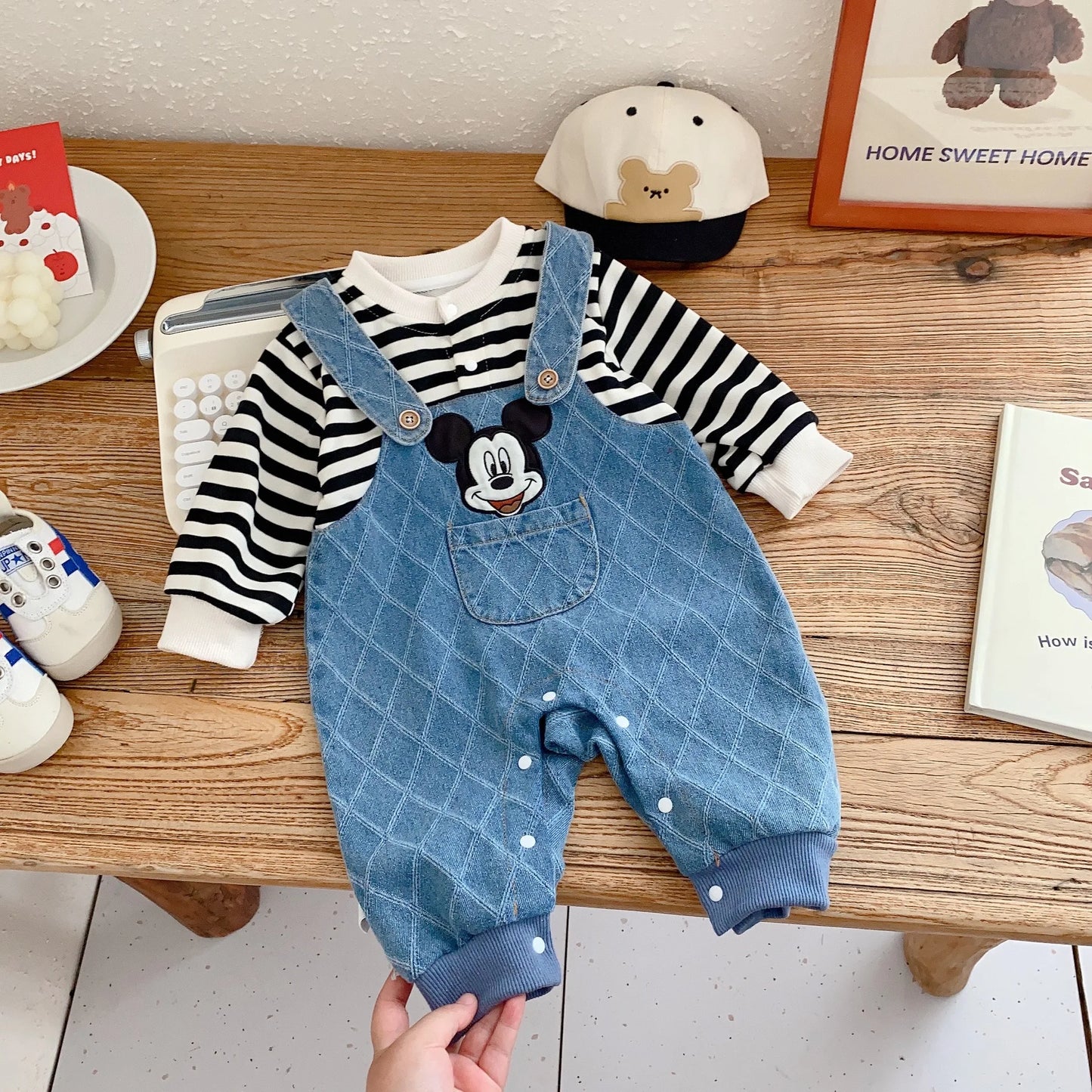 Denim Mickey Playsuit