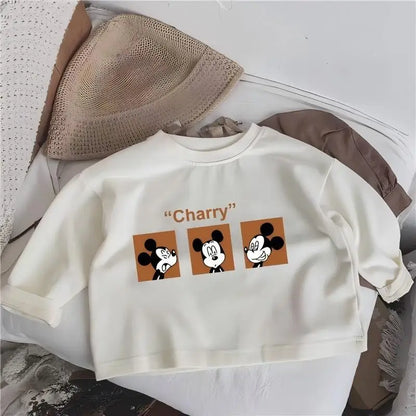 Mickey Mouse 100% Cotton Long Sleeve Top