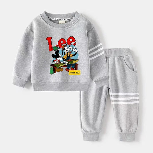 Mickey & Goofy Sweatshirt and Pants Cotton Set