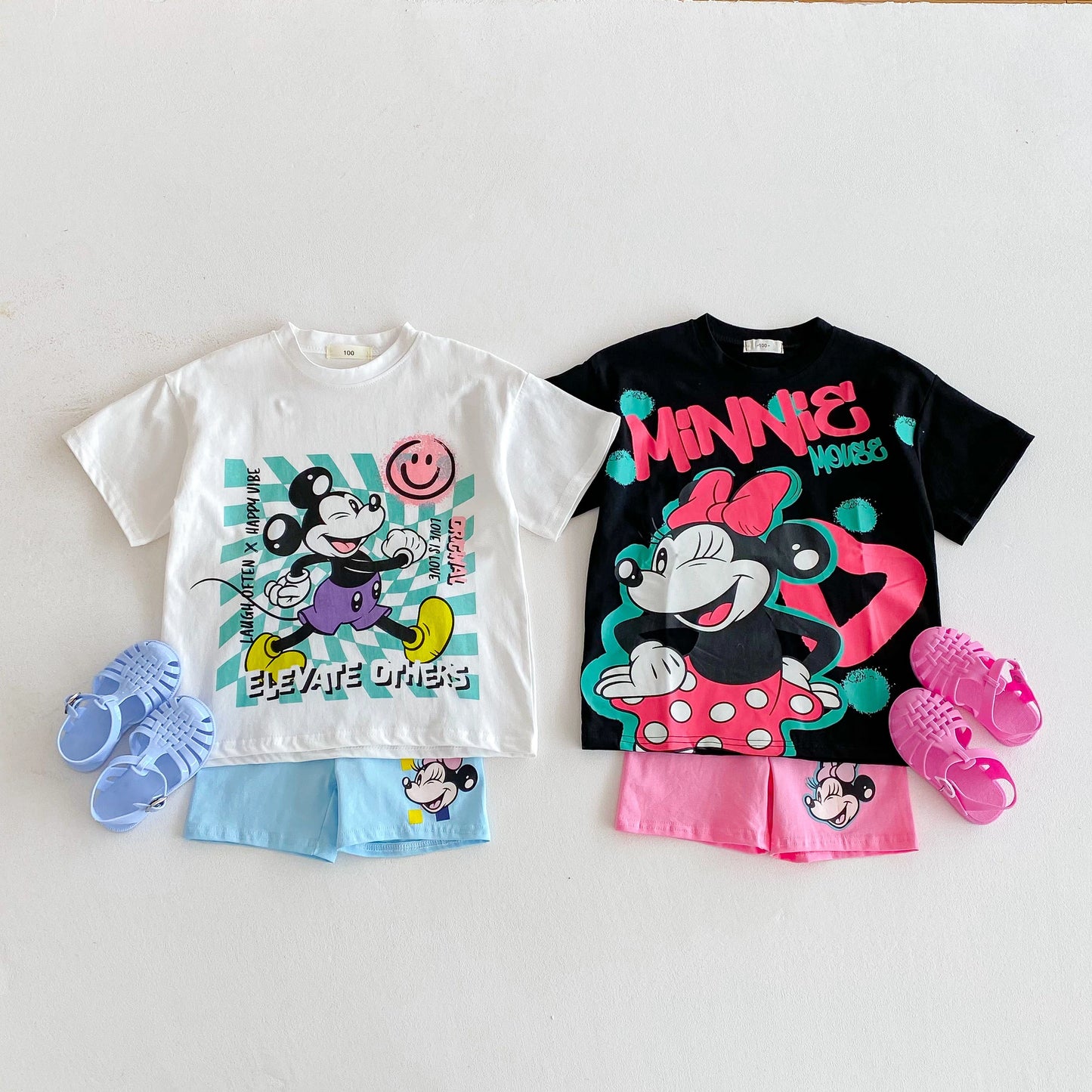 Disney 100% Cotton T-Shirt and Shorts Set