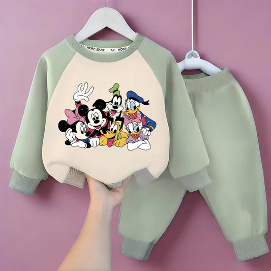 Sweatshirt & Pants Set - 100% Cotton