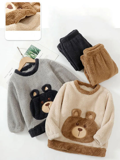 Bear Warm & Comfortable Winter Pajamas