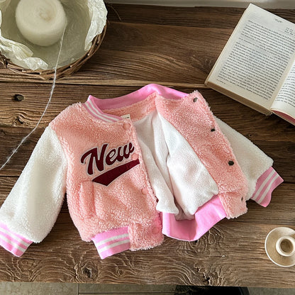 Winter Warm Jacket Coat NewYork Embroidery