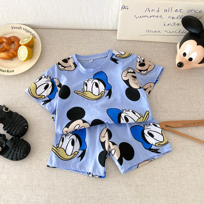 Disney 100% Cotton T-Shirt and Shorts Set