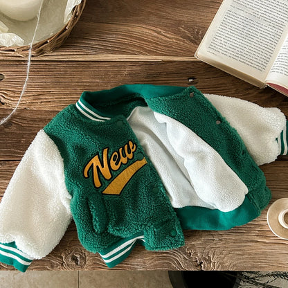 Winter Warm Jacket Coat NewYork Embroidery