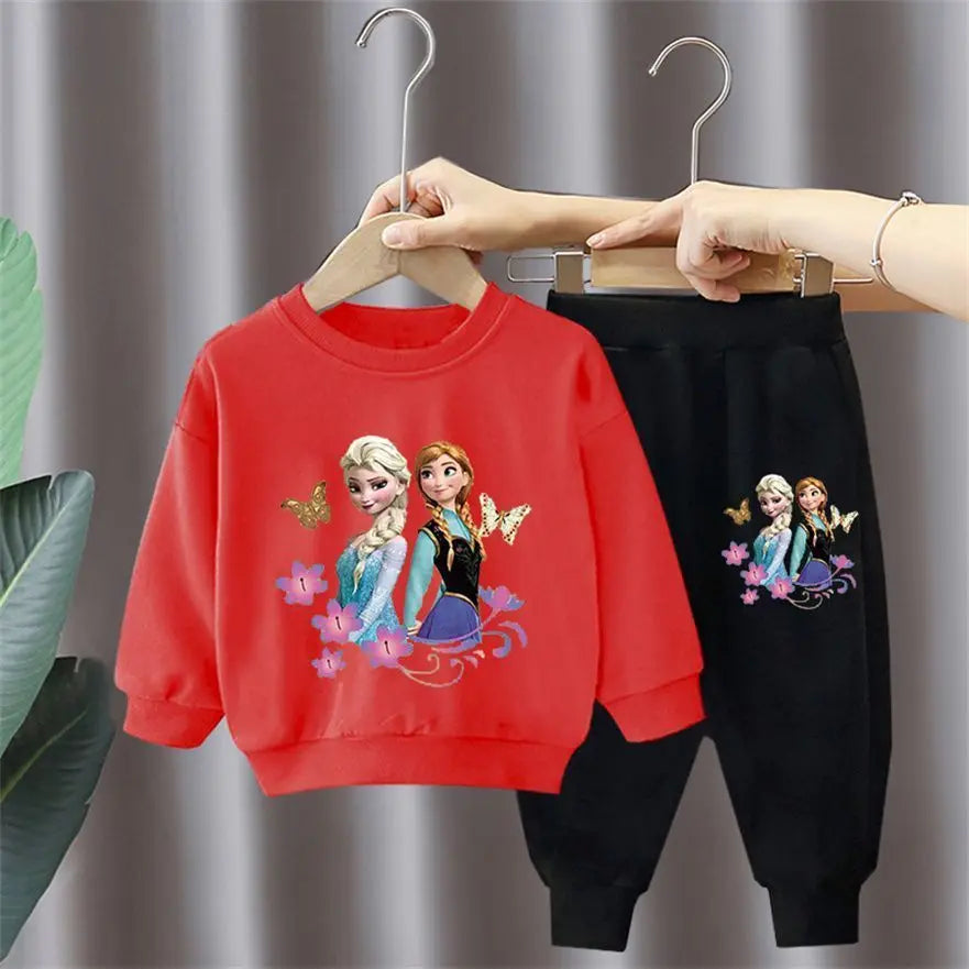 Frozen Elsa Pullover Hoodie & Matching Pants Set